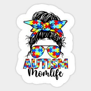 Autism Mom Autism Awareness Gift for Birthday, Mother's Day, Thanksgiving, Christmas Sticker